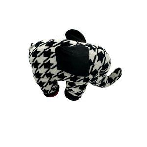Fiesta Couture Houndstooth Elephant Plush Stuffed Animal Item #A34493A 8”h x 11”